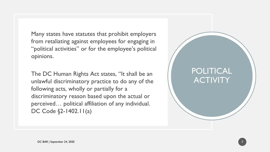 many states have statutes that prohibit employers