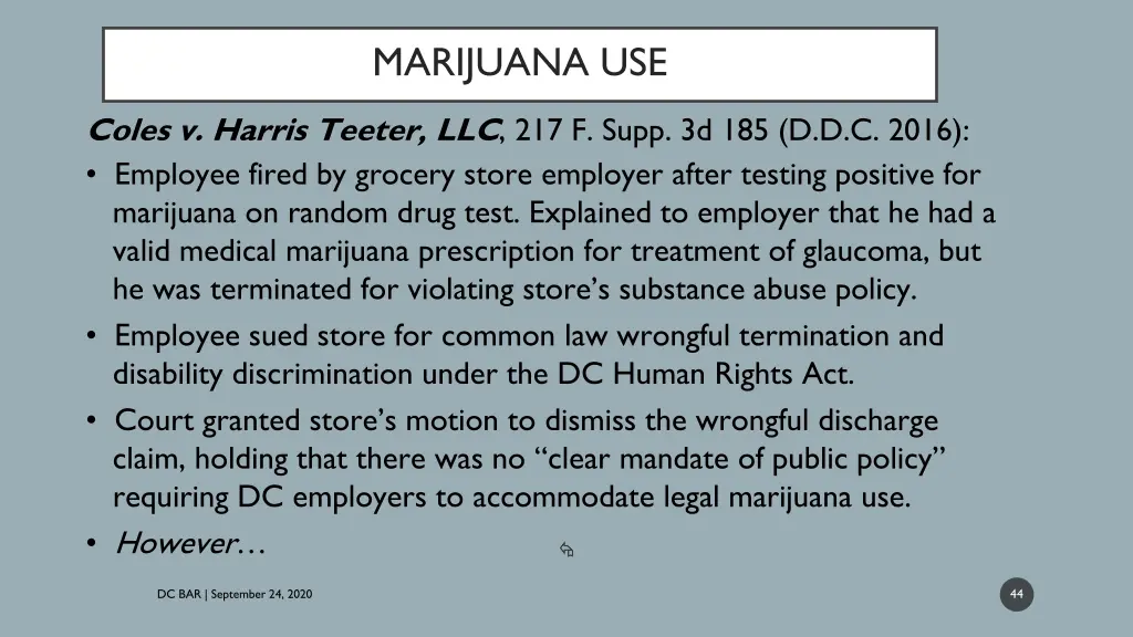 marijuana use