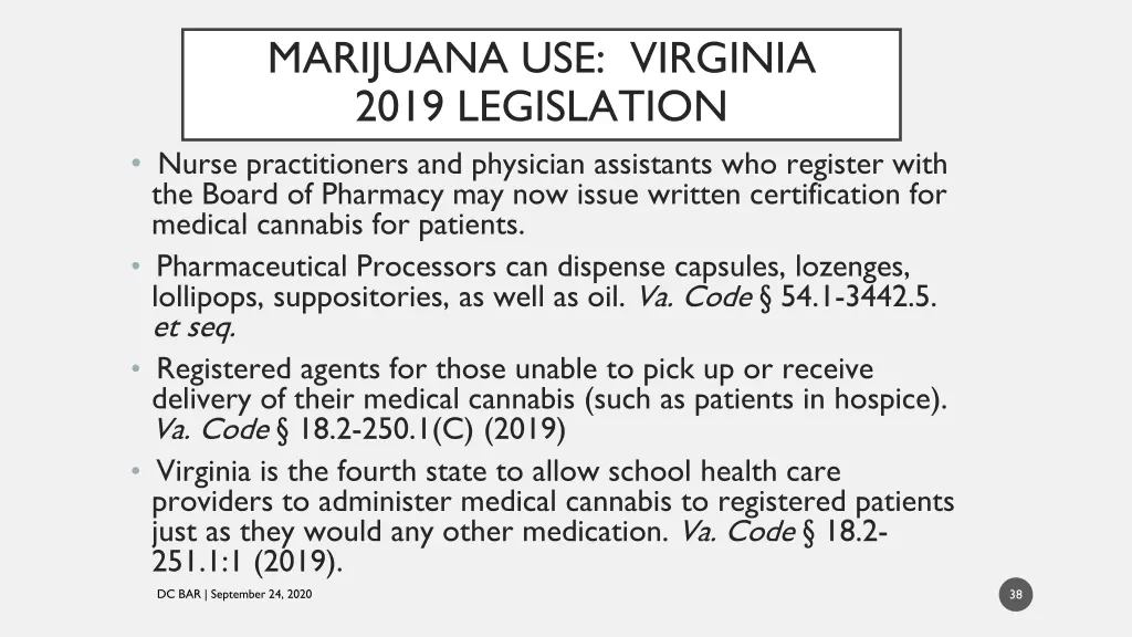 marijuana use virginia 2019 legislation nurse