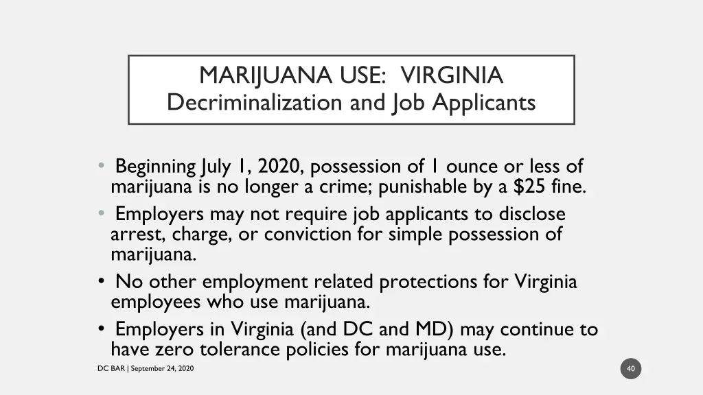 marijuana use virginia decriminalization
