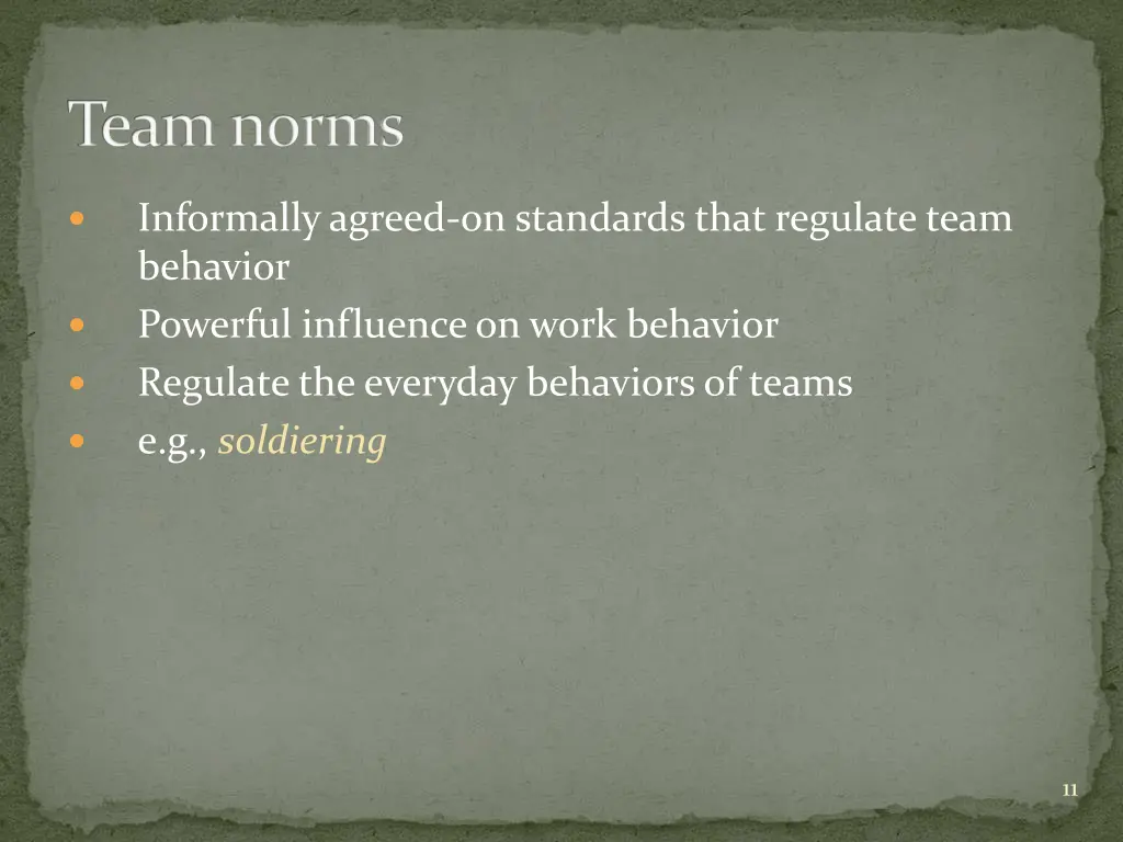 team norms
