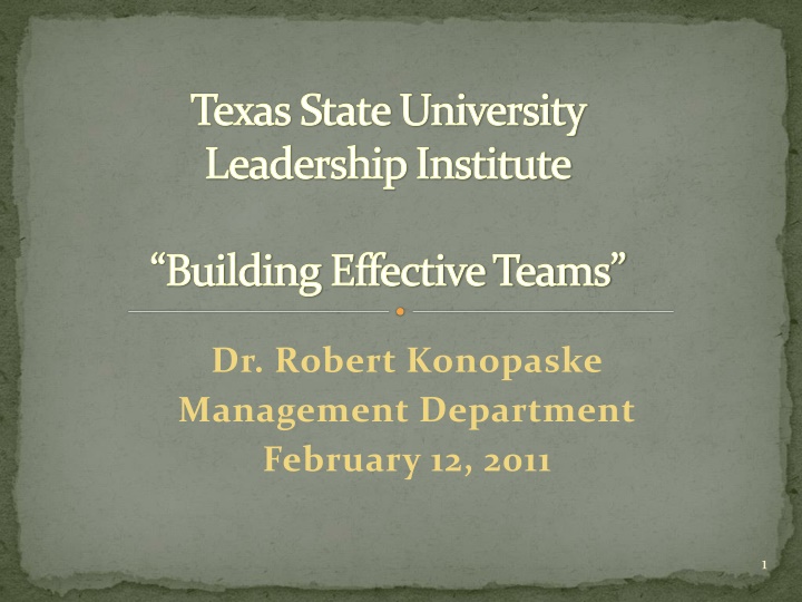 texas state university leadership institute