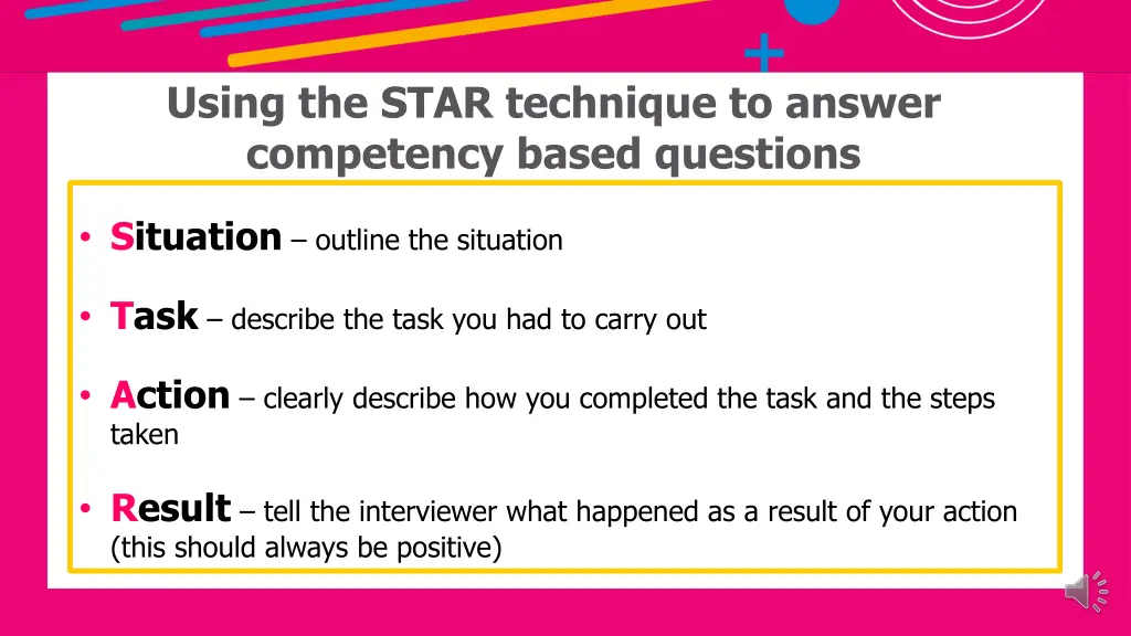 using the star technique to answer competency