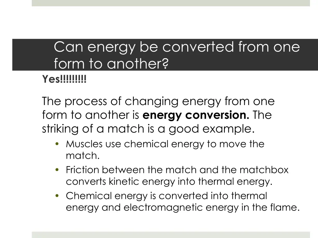 can energy be converted from one form to another