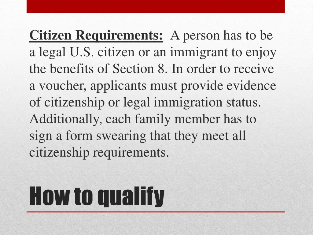 citizen requirements a person has to be a legal