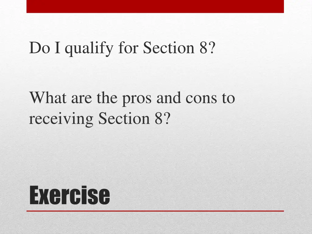 do i qualify for section 8