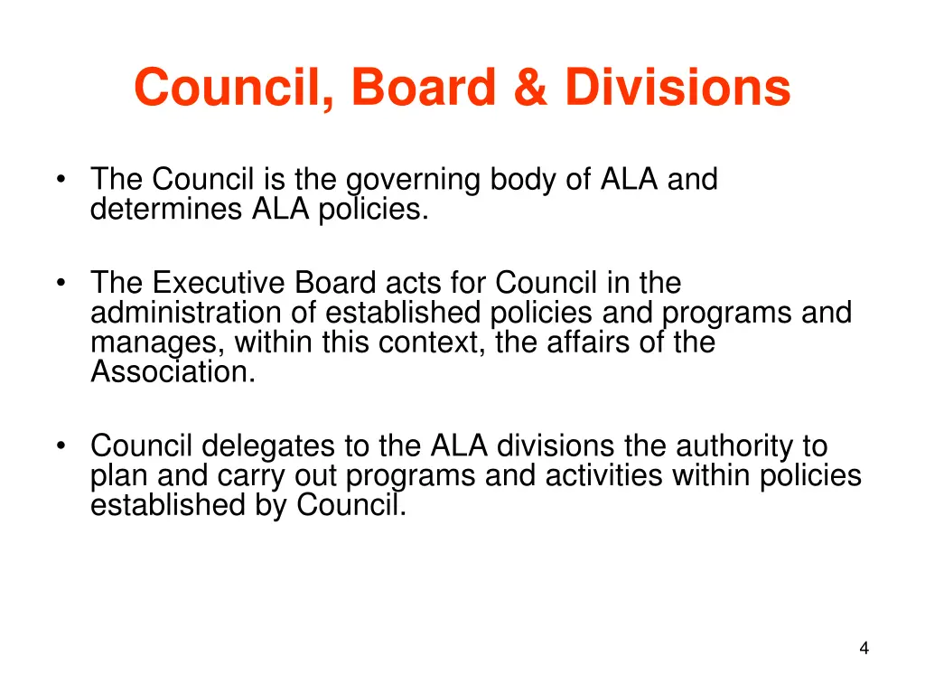council board divisions
