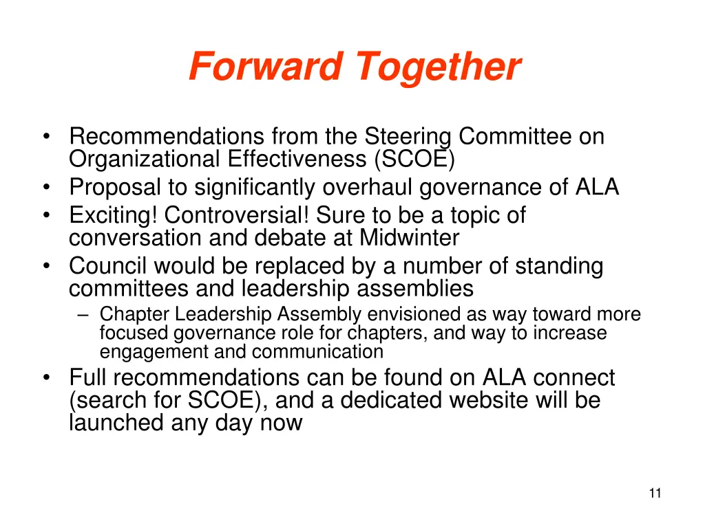 forward together