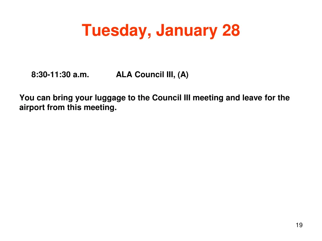 tuesday january 28
