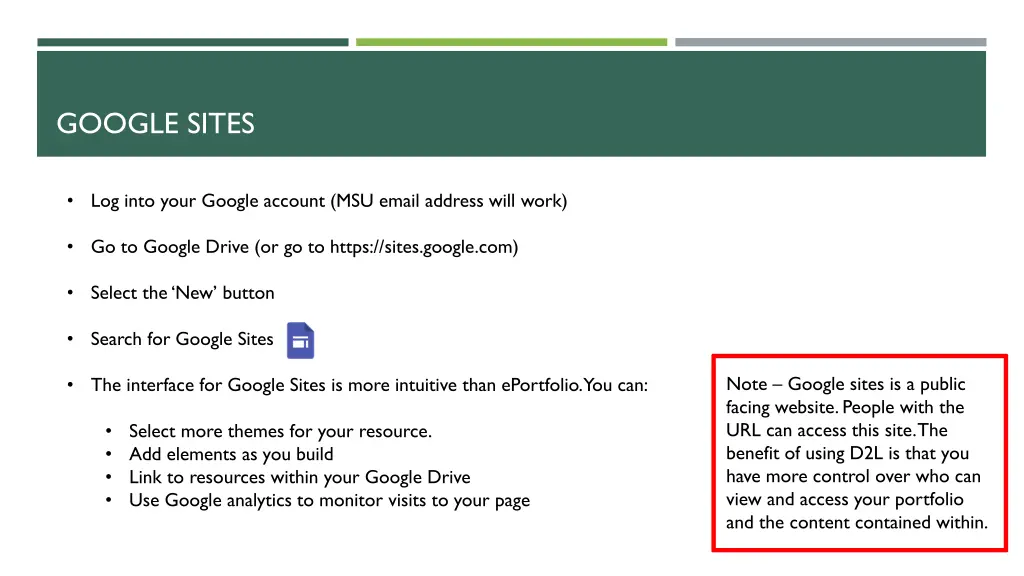 google sites