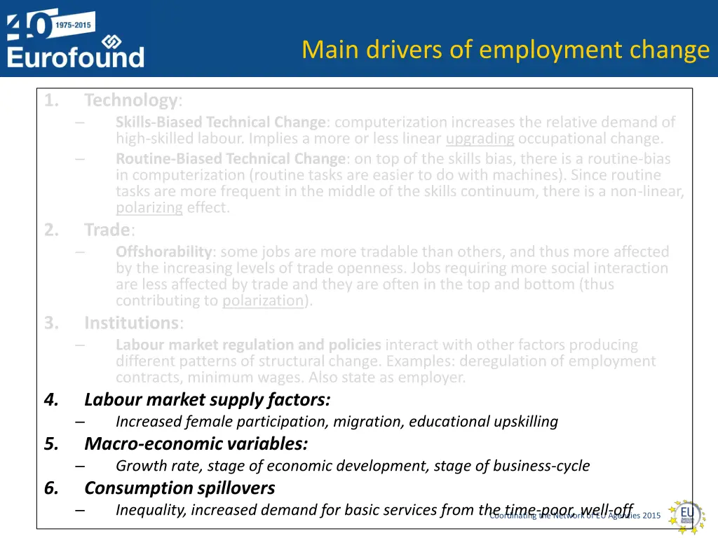 main drivers of employment change 2