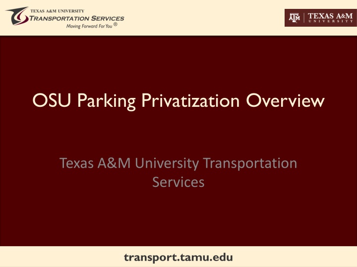 osu parking privatization overview