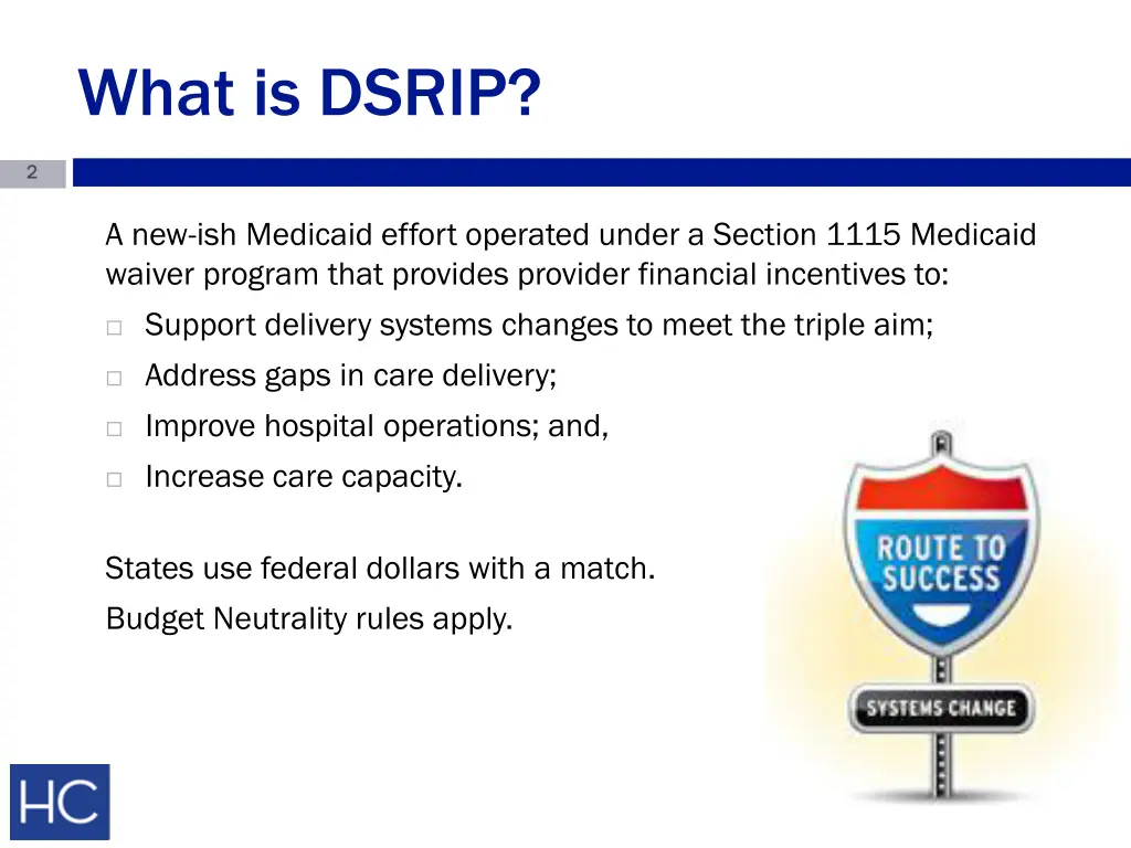 what is dsrip