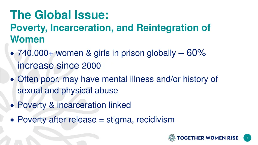 the global issue poverty incarceration