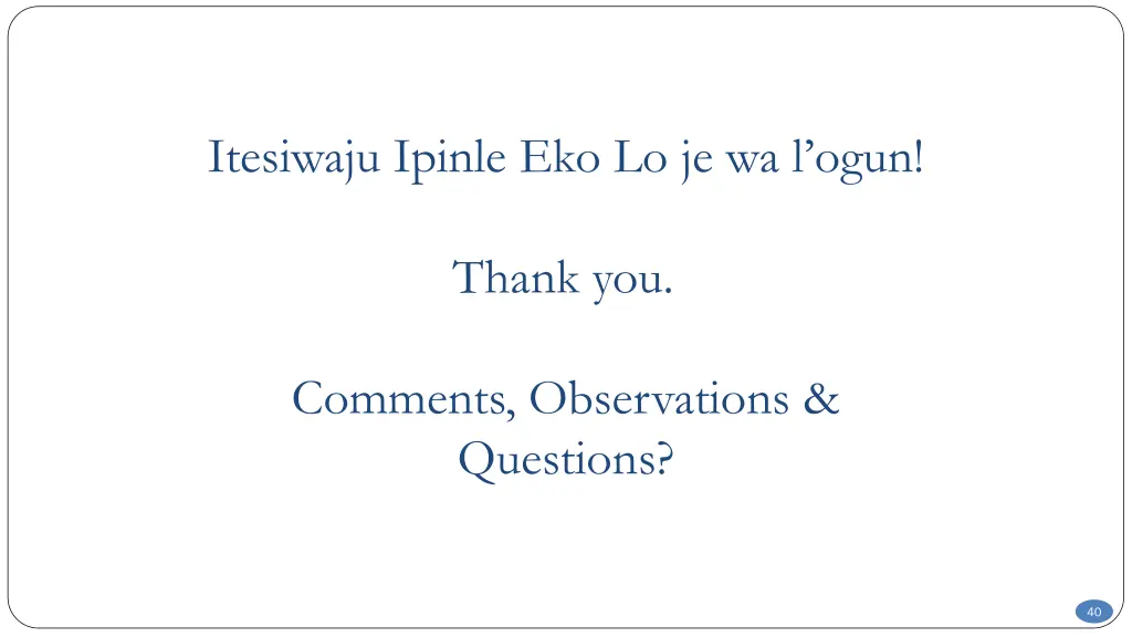 itesiwaju ipinle eko lo je wa l ogun