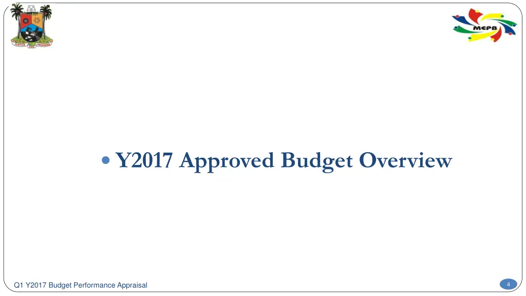 y2017 approved budget overview