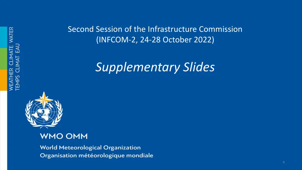second session of the infrastructure commission 1