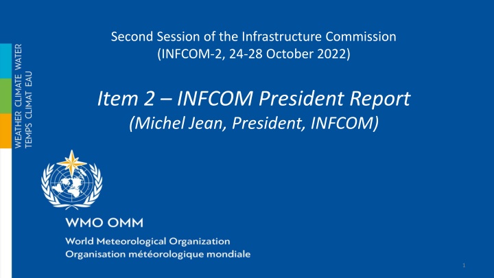 second session of the infrastructure commission