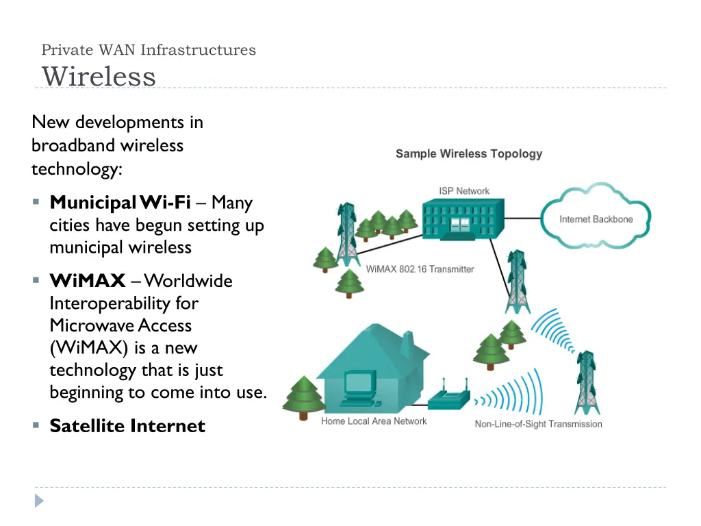 private wan infrastructures wireless