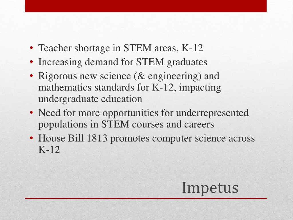 teacher shortage in stem areas k 12 increasing