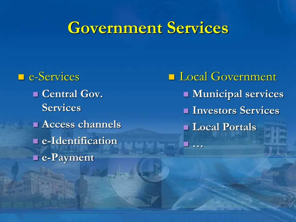 government services