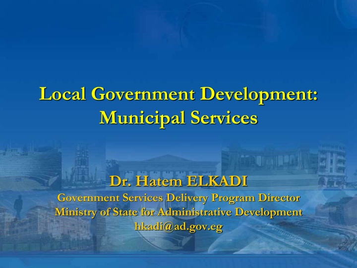 local government development municipal services
