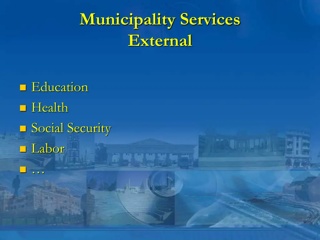 municipality services external