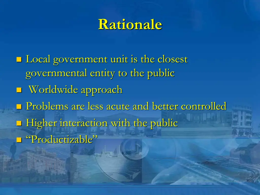 rationale