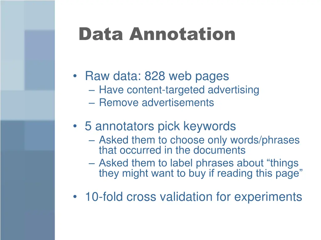 data annotation