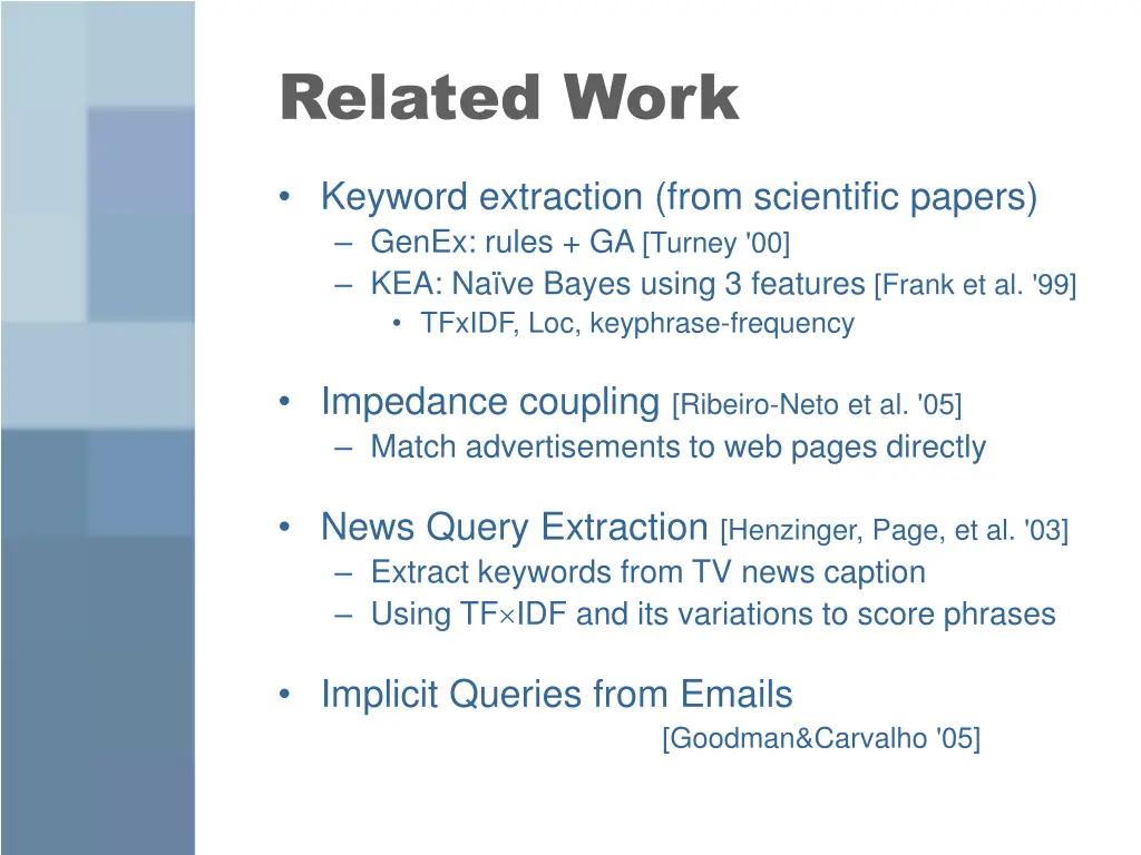 related work