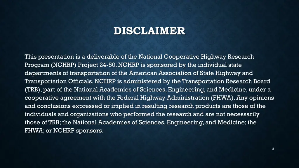 disclaimer