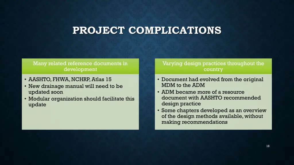 project complications