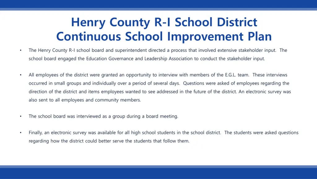 henry county r i school district continuous