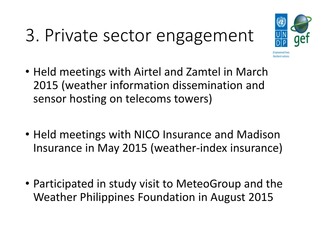 3 private sector engagement