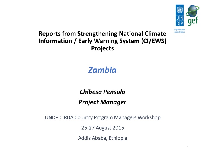 reports from strengthening national climate