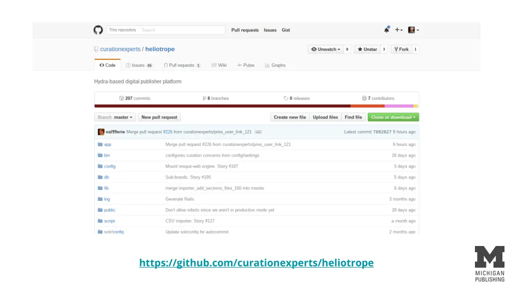 https github com curationexperts heliotrope