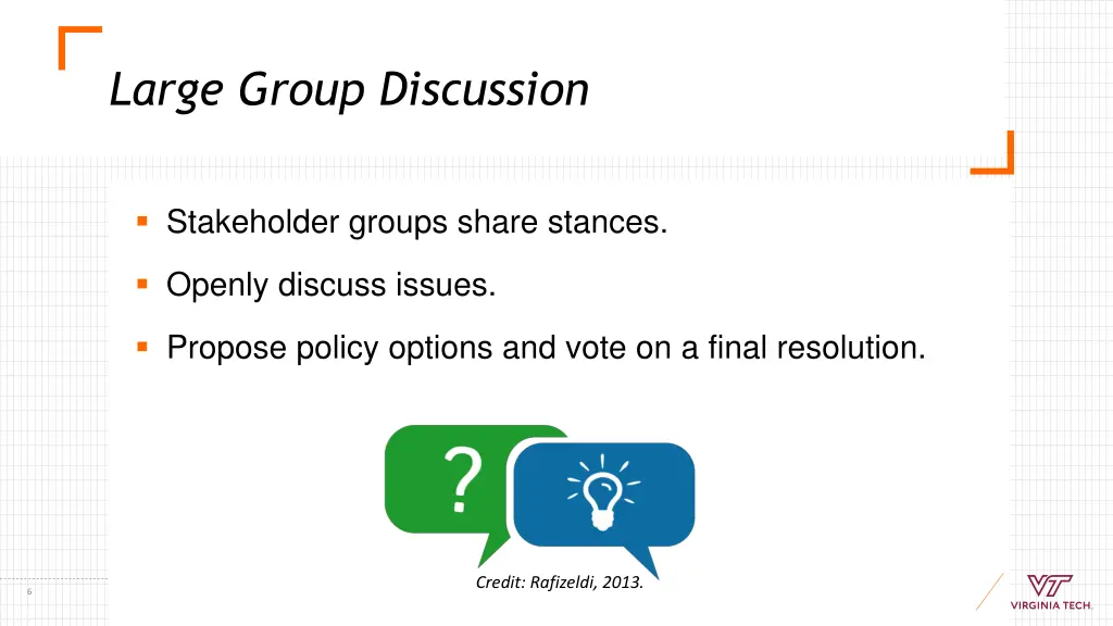 large group discussion