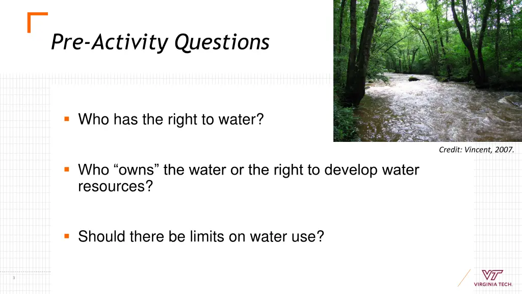 pre activity questions