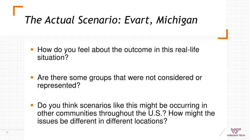 the actual scenario evart michigan 3