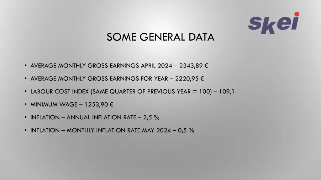 some general data