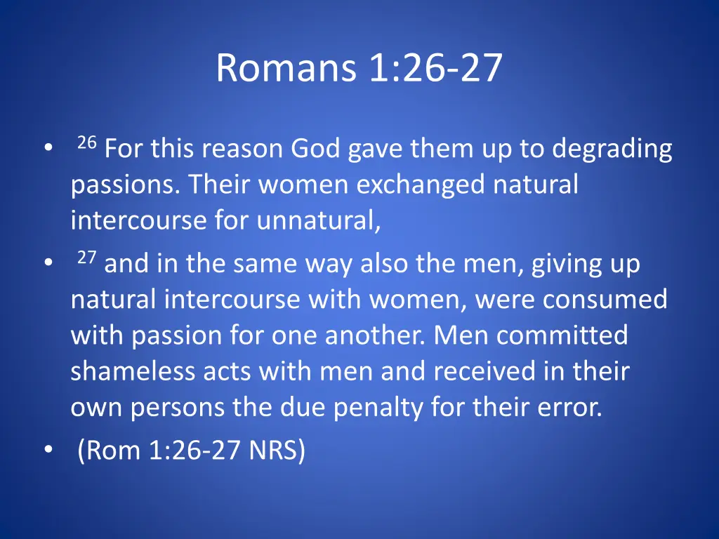romans 1 26 27