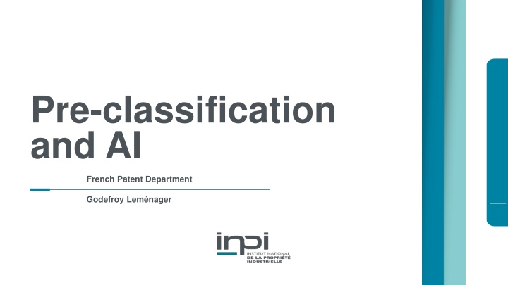 pre classification and ai