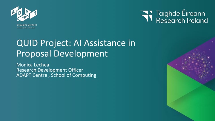quid project ai assistance in proposal development
