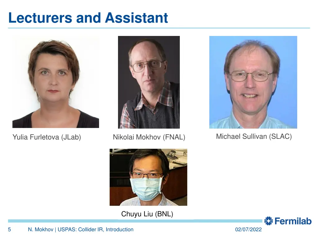 lecturers and assistant