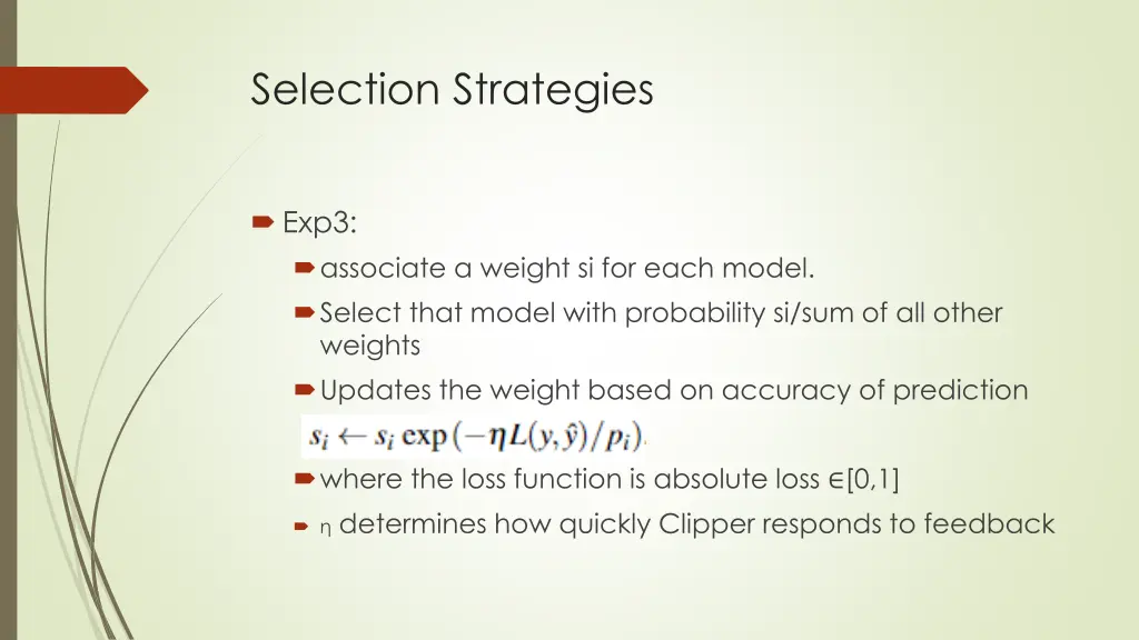 selection strategies 1