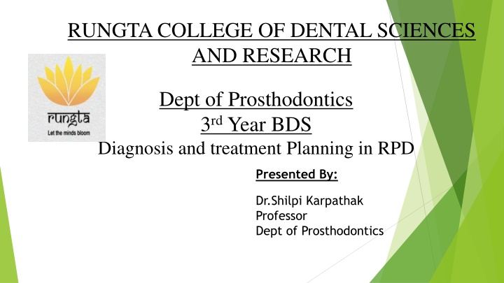 rungta college of dental sciences and research