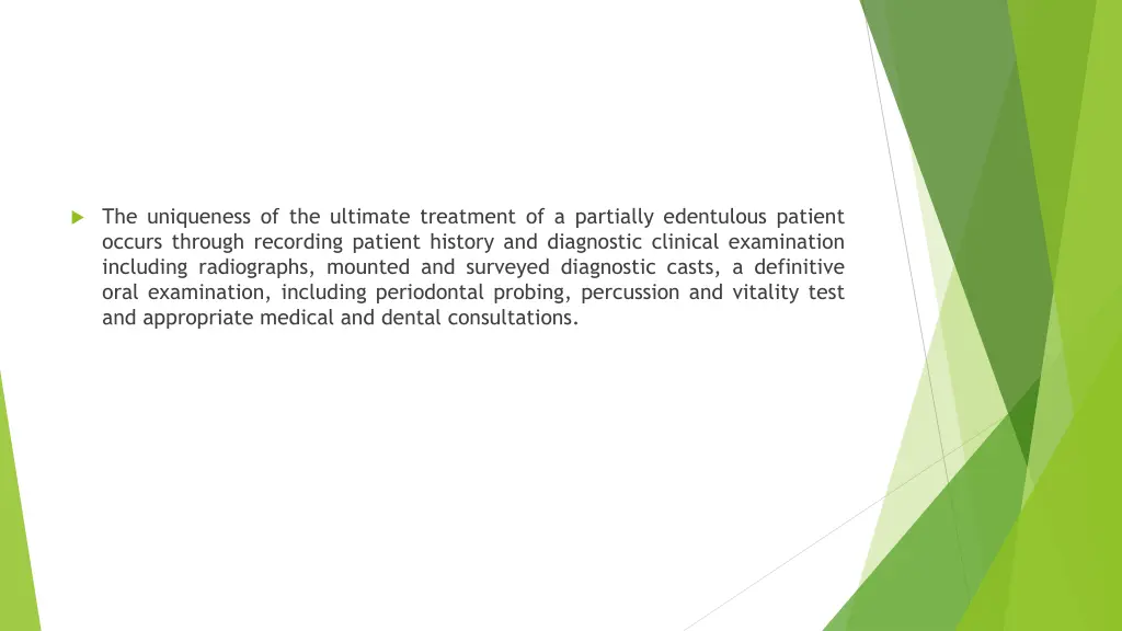 the uniqueness of the ultimate treatment