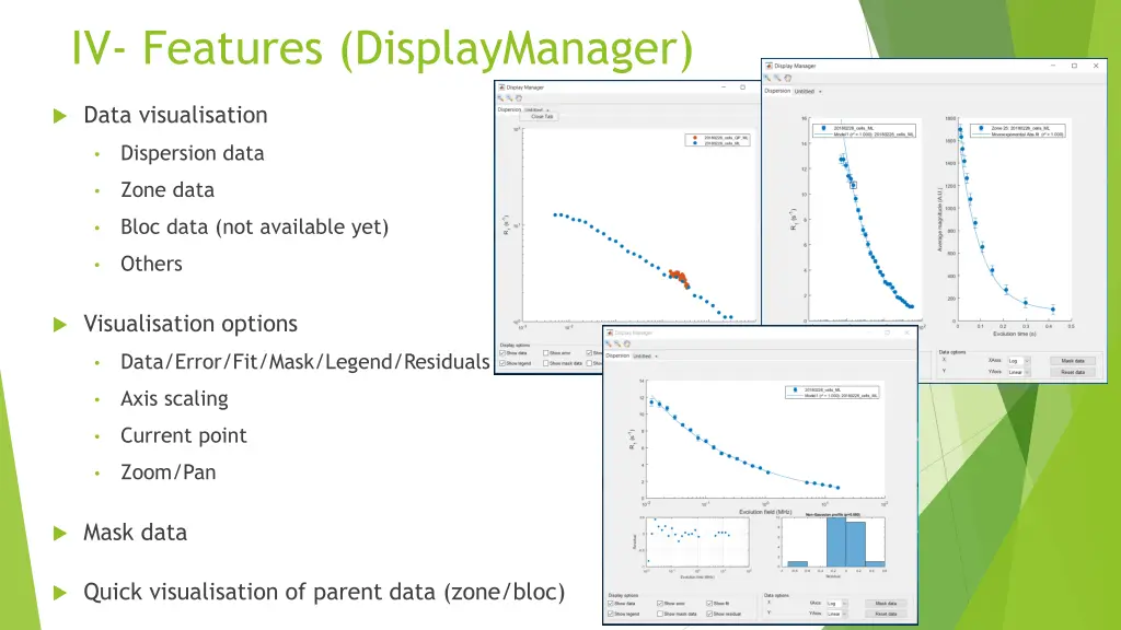 iv features displaymanager