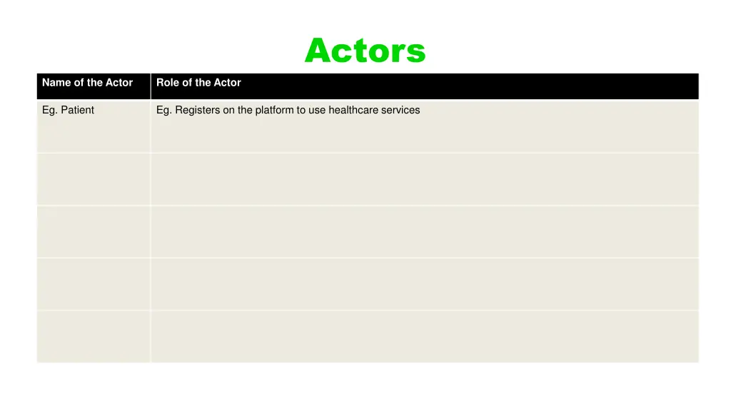 actors