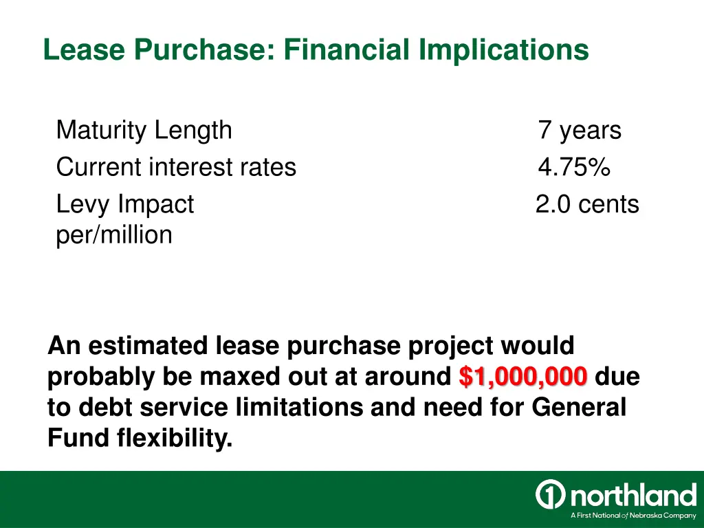 lease purchase financial implications